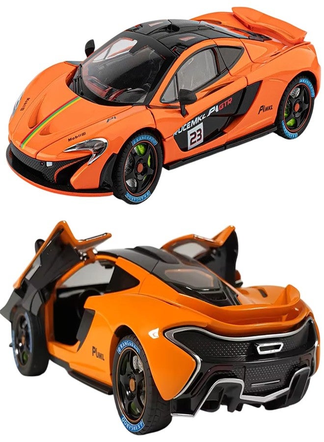 Magicwand 1:24 Scale Die-Cast Mcllaren P1 GTR【Large】【Box Packing】 with 4 Openable Doors,Pull Back Action,Lights,Music【Random Color】【Pack of 1】 - Image 3